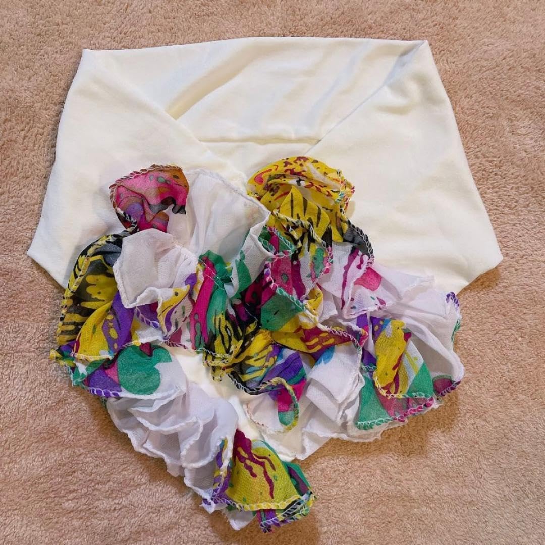 Amazon.co.jp: 白 ホワイト ターバン 衣装 ベリーダンス ヘア